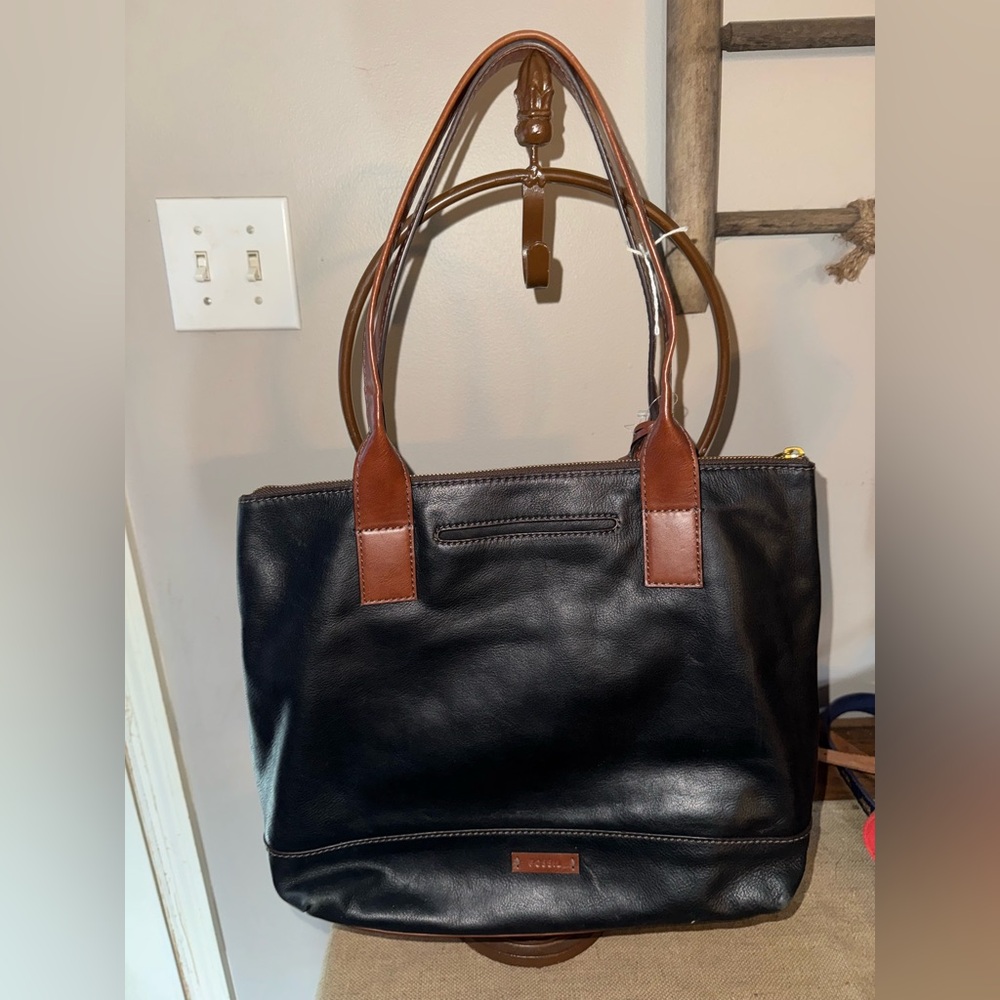 Fossil Vintage Shopper Leather Bag NWOT - Picture 6 of 12